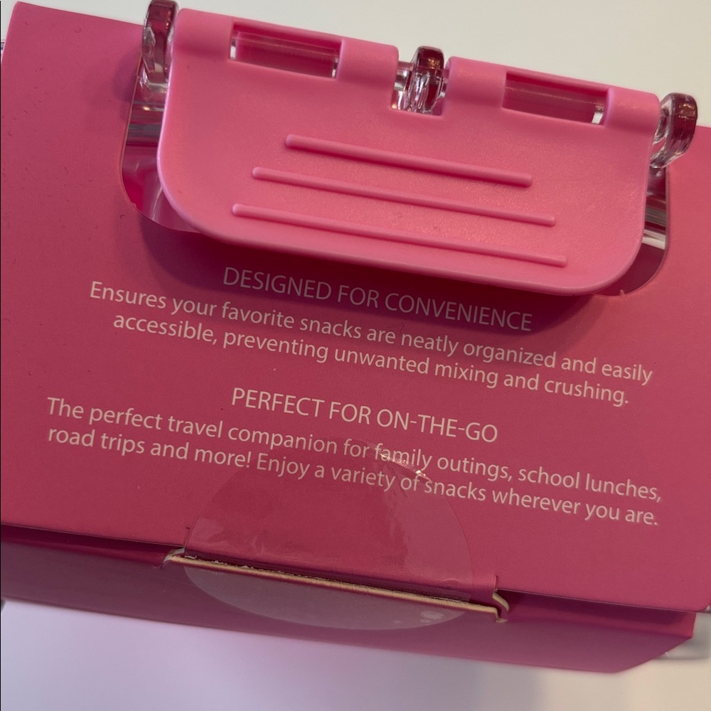 CWC Lazy Susan Snackel Box in Pink - Picture 11 of 11